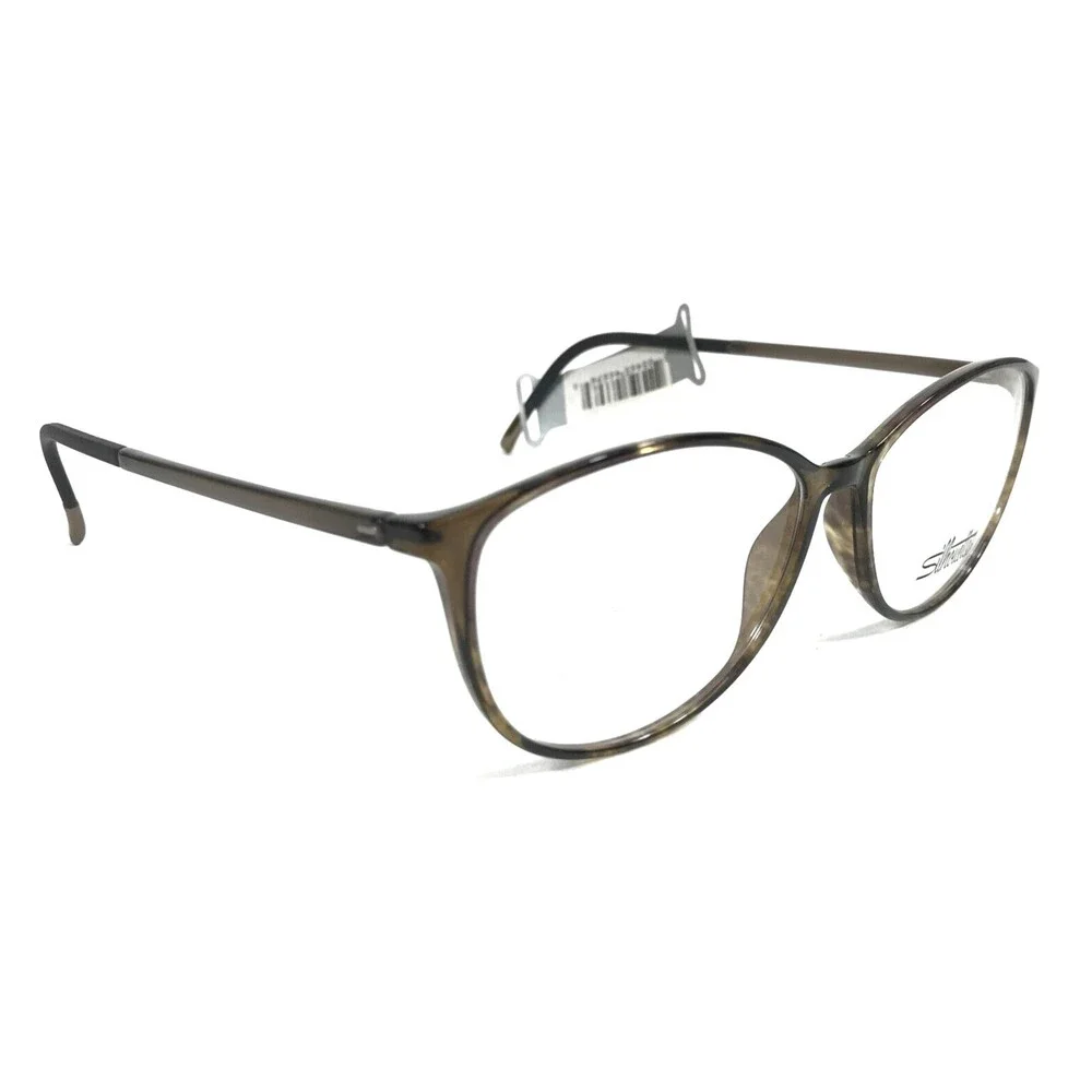 Silhouette Eyeglasses Frames SPX 1604 75 9210 Illusion Havana Tobacco 54-14-35